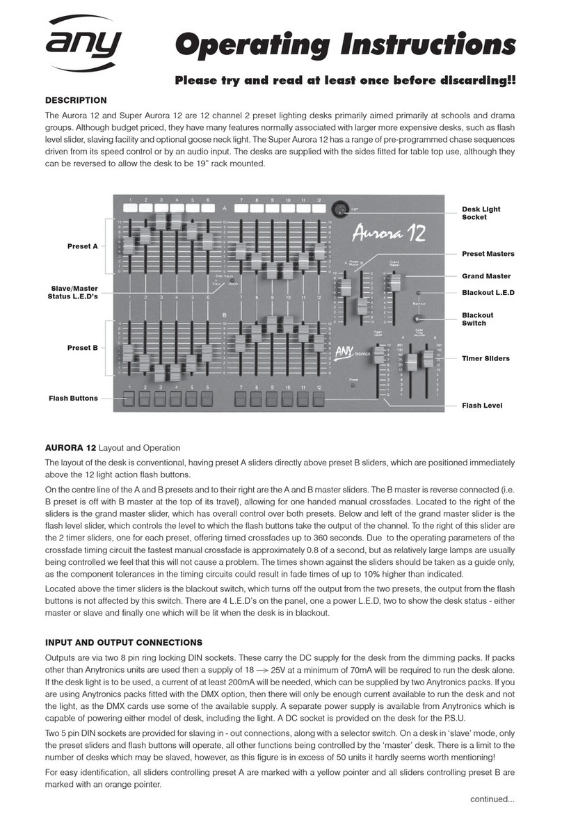 any Super Aurora 12 operating instructions