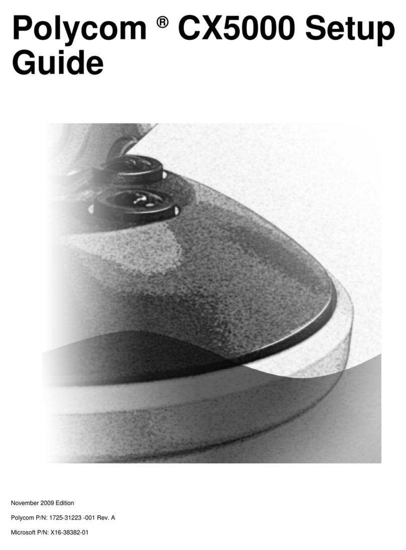 Polycom CX5000 User manual