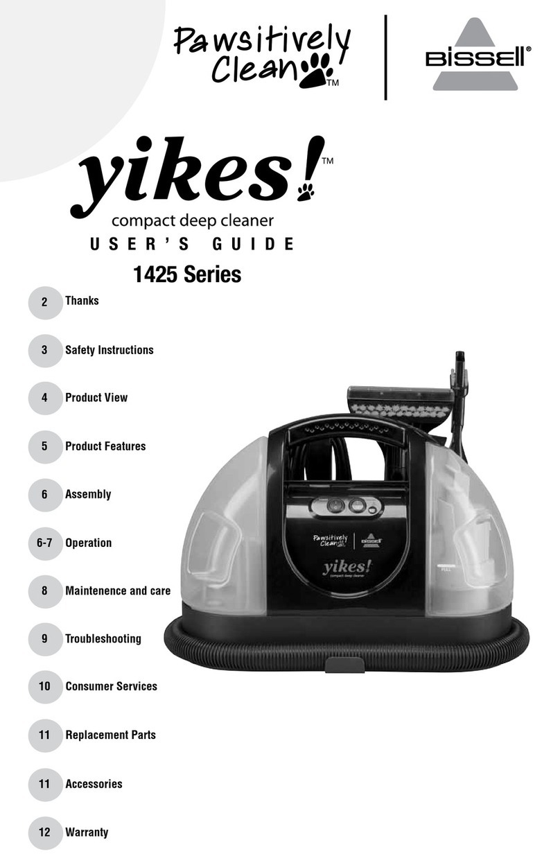 Bissell Yikes! User manual
