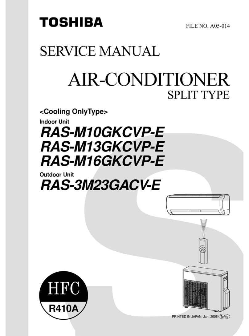 Toshiba RAS-M10GKCVP-E User manual
