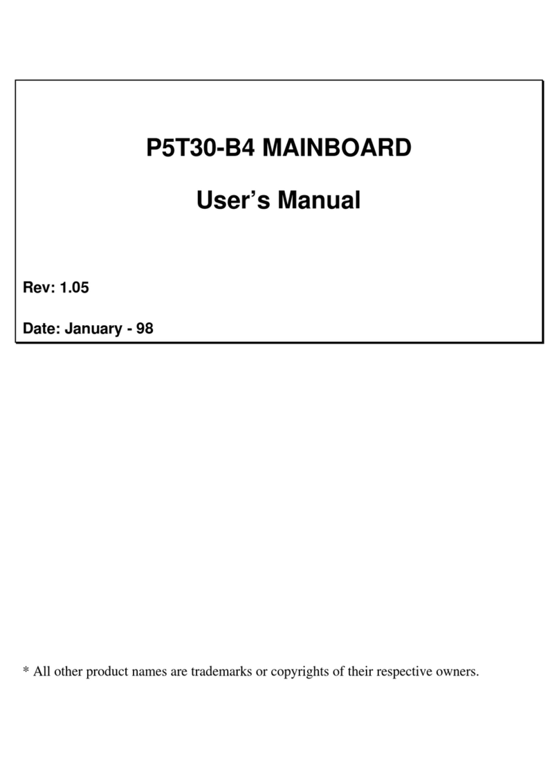 Tekram Technology P5T30-B4 user manual
