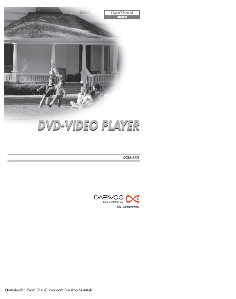 DAEWOO ELECTRONICS DCSB-87N owner's manual