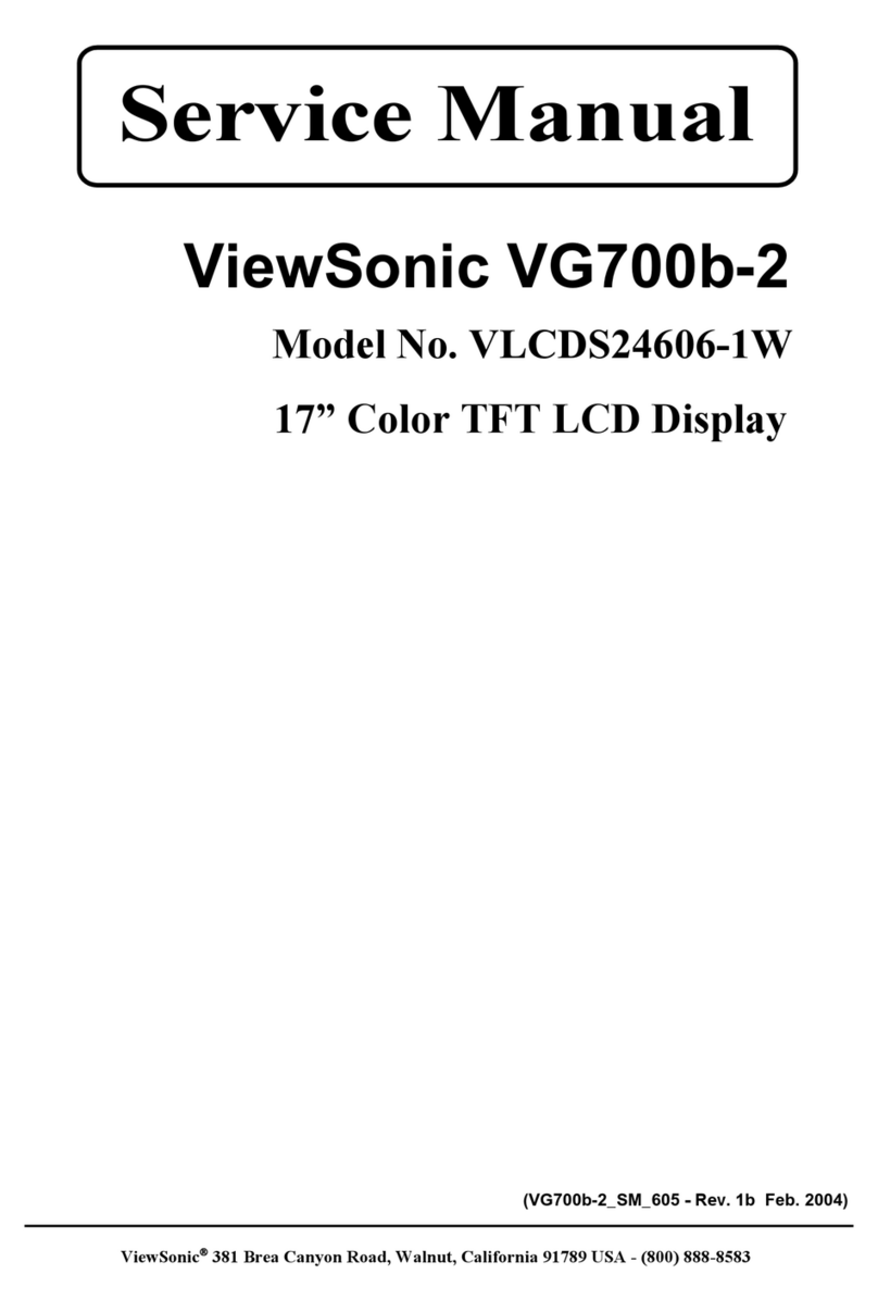 ViewSonic VG700b-2 VLCDS24606-1W User manual