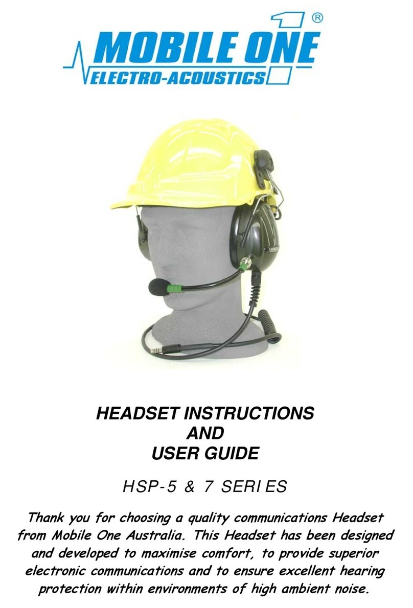Mobile One HSP-5 series Instructions and user guide