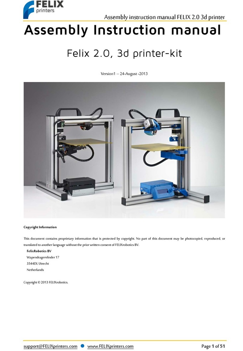 FELIXprinters Felix 2.0 instruction manual