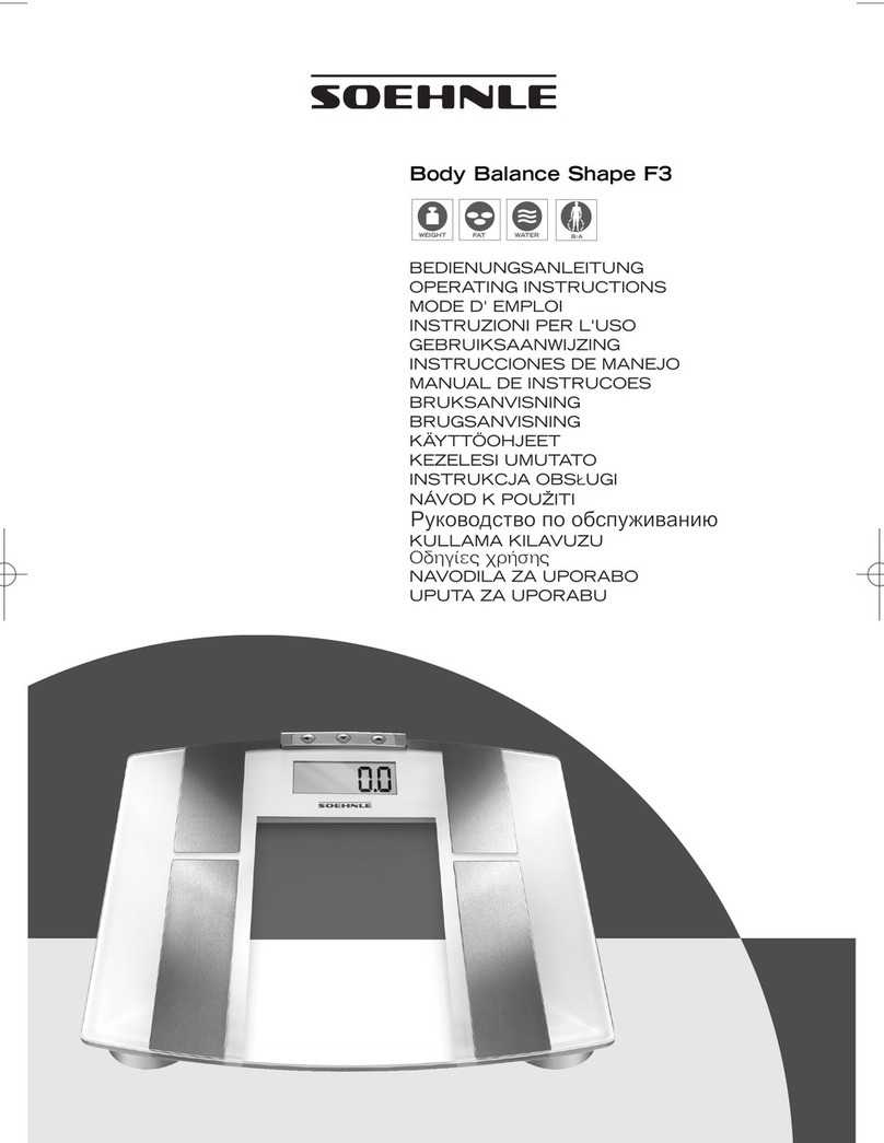 Soehnle Body Balance Shape F3 User manual