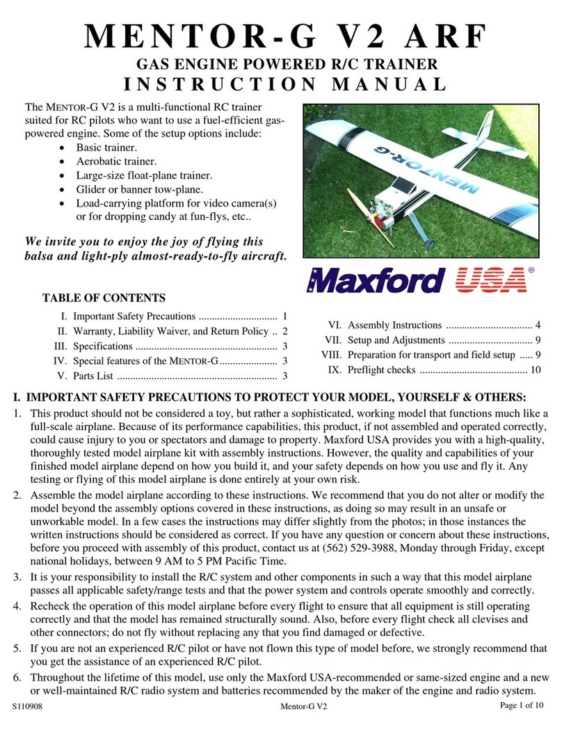Maxford USA Mentor-G V2 instruction manual