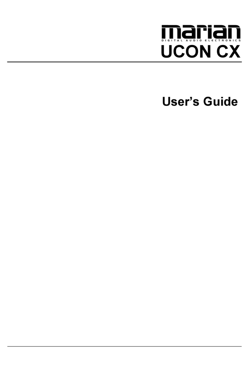 MARIAN UCON CX user guide