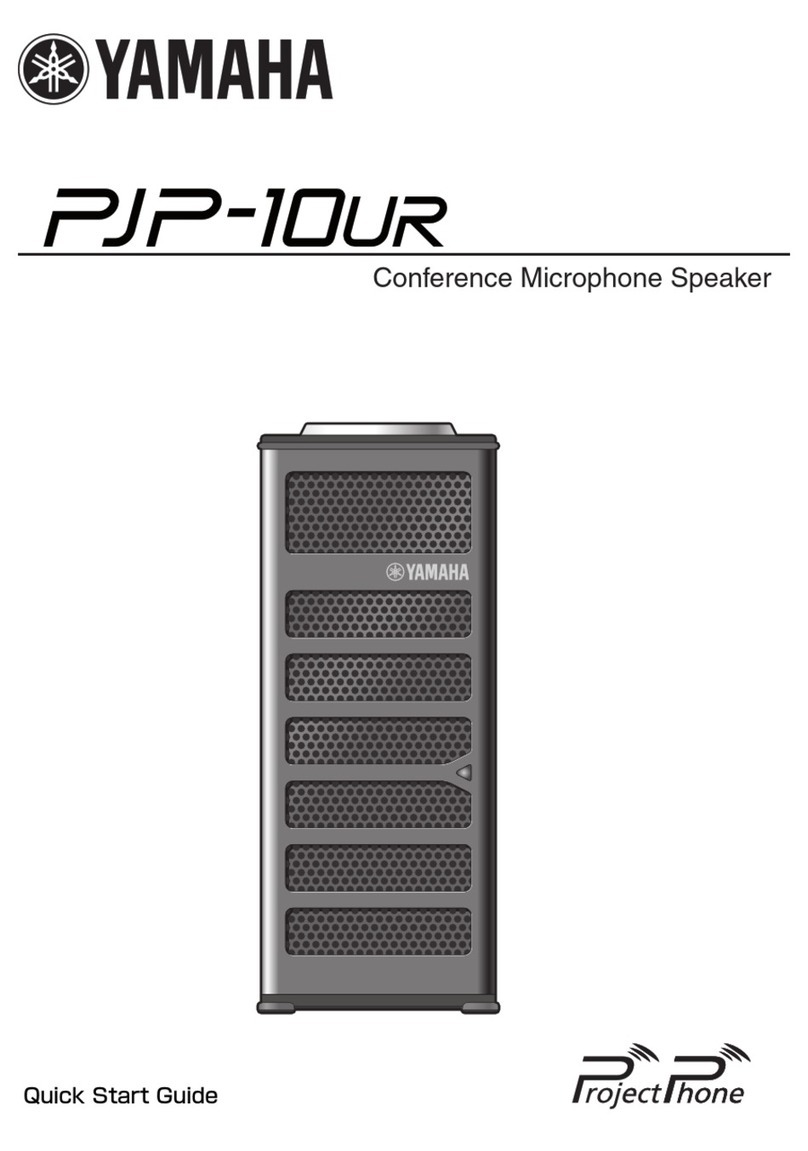 Yamaha PJP-10UR User manual