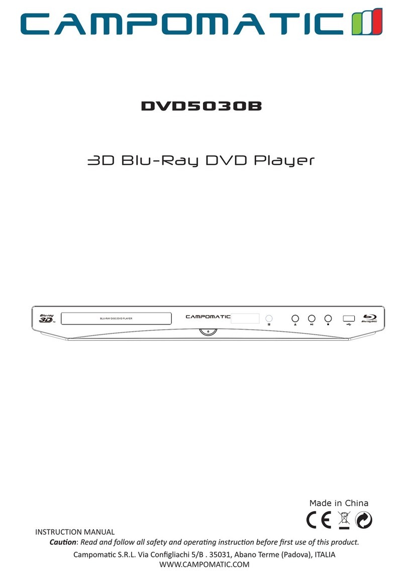 Campomatic DVD5030B instruction manual