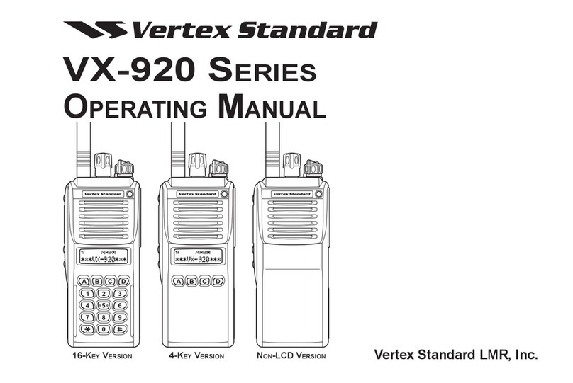 Vertex Standard VX-920 series User manual