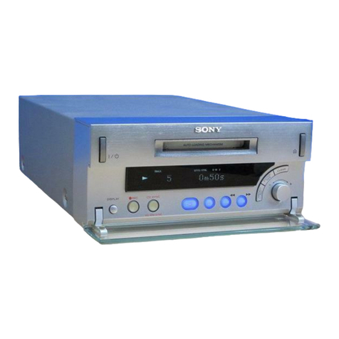 Sony MDS-SD1 User manual