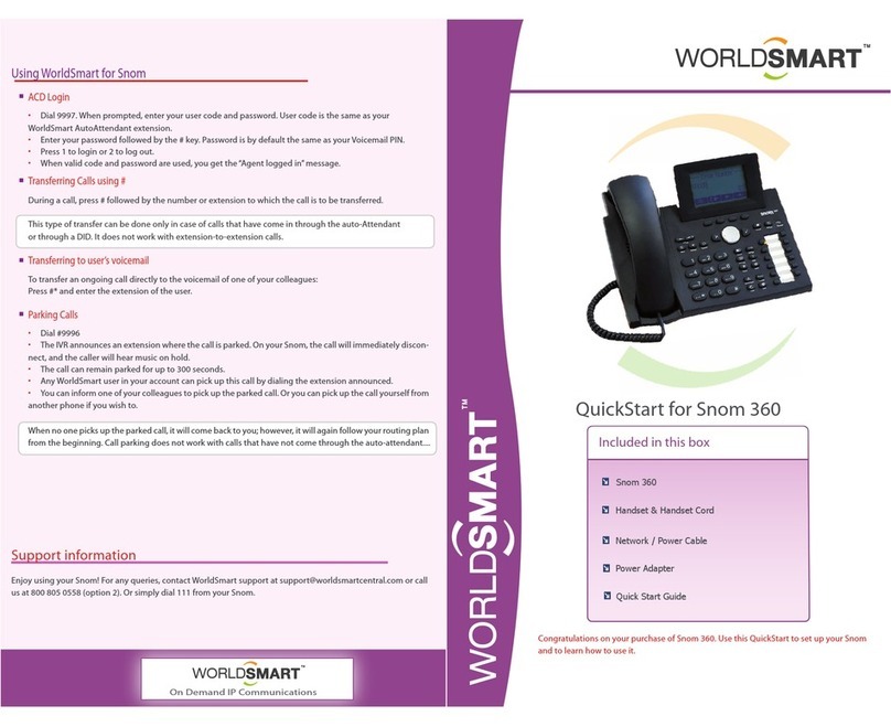 Snom 360 User manual