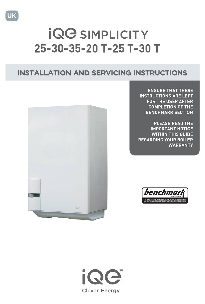 iQe SIMPLICITY 20 T Installation and servicing instructions