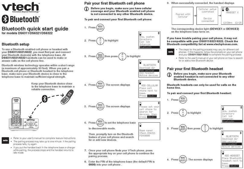 V-tech DS6311 User manual