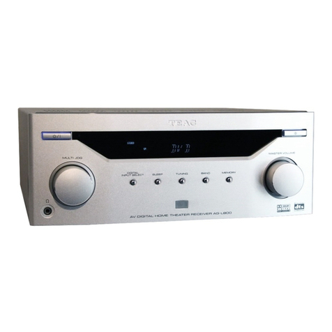 Teac AG-L800 owner's manual