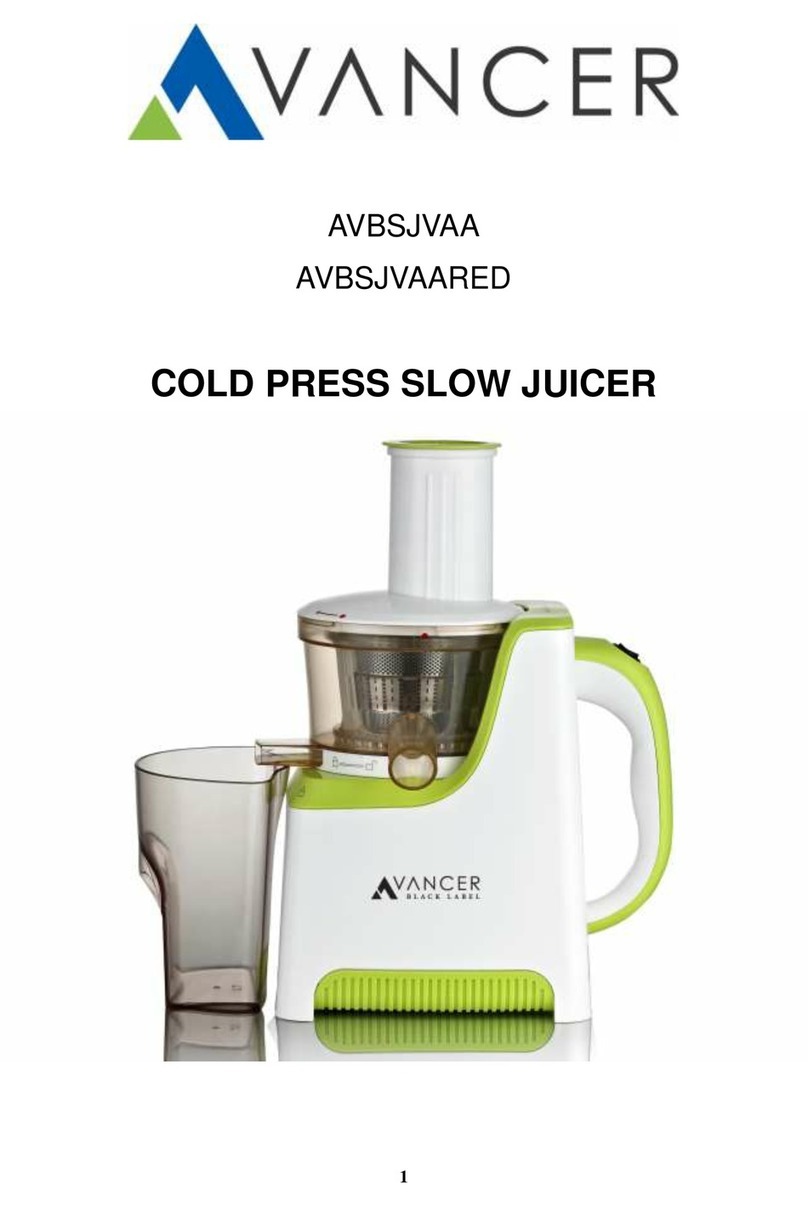 Avancer AVBSJVAA user guide