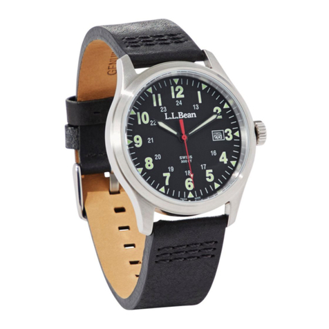 LL Bean FIELD WATCHES operating instructions