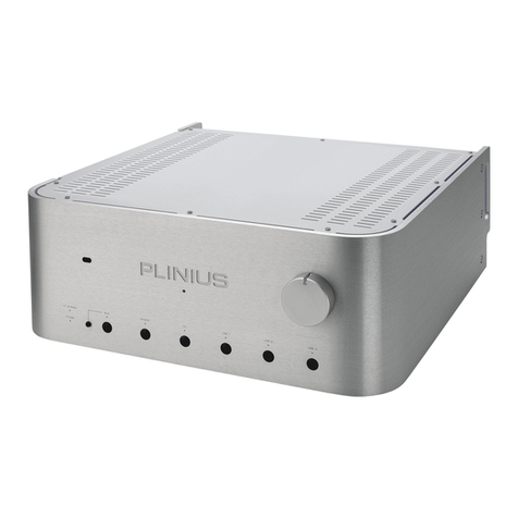 Plinius Integrated Amplifier Hiato User manual