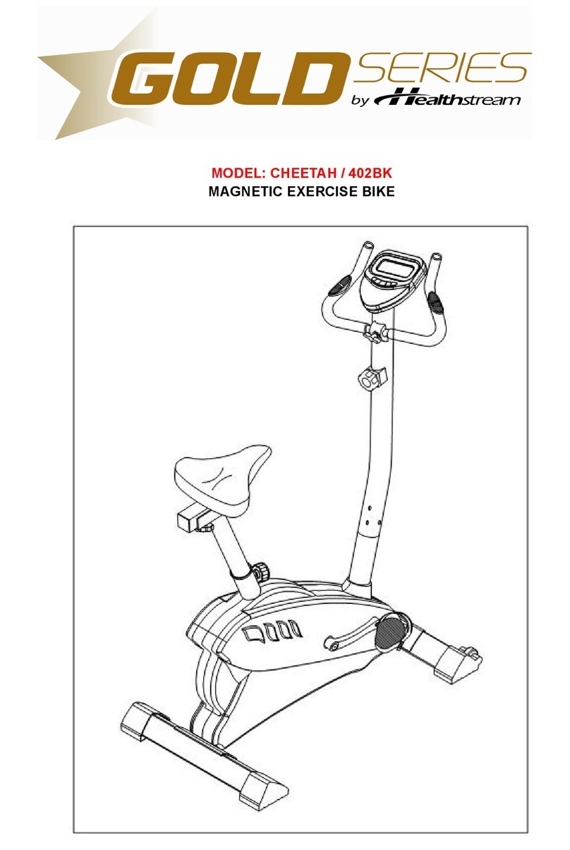 Healthstream CHEETAH / 402BK owner's manual