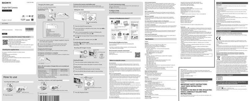 Sony Cyber-shot DSC-WX350 User manual