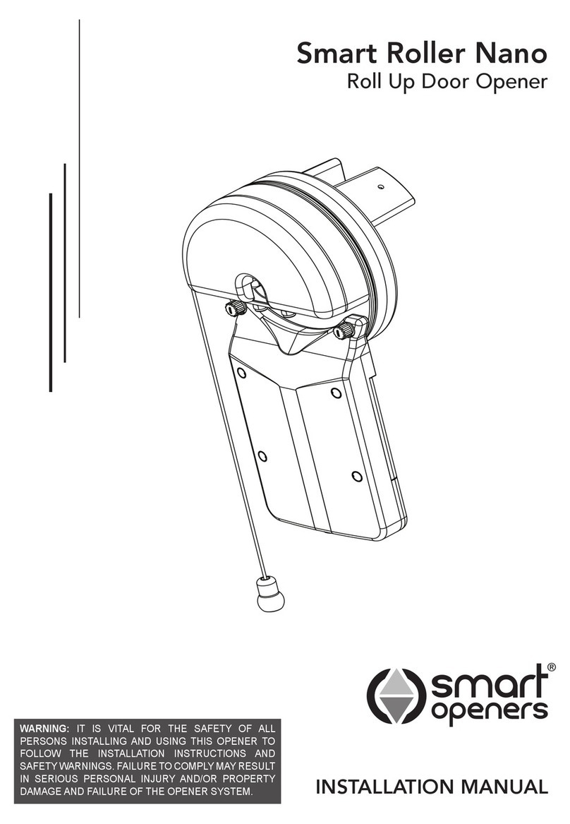 Smart Openers Smart Roller Nano User manual