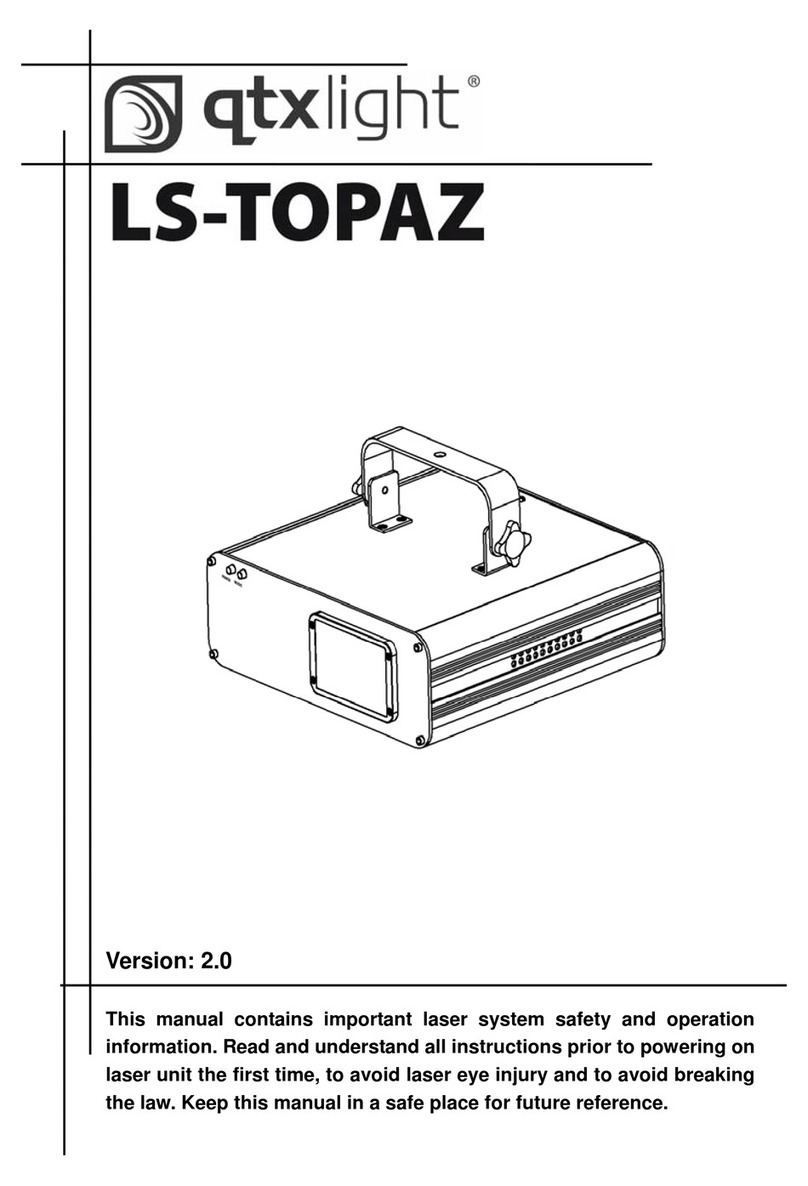 QTX Light LS-TOPAZ User manual