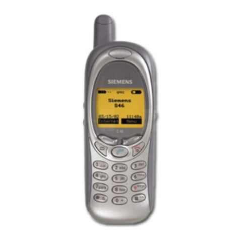 Siemens mobile phone User manual Siemens mobile phone User manual