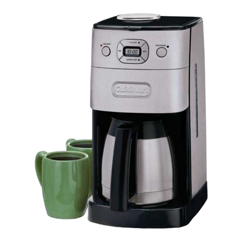 Cuisinart DGB-650C Series Instruction booklet