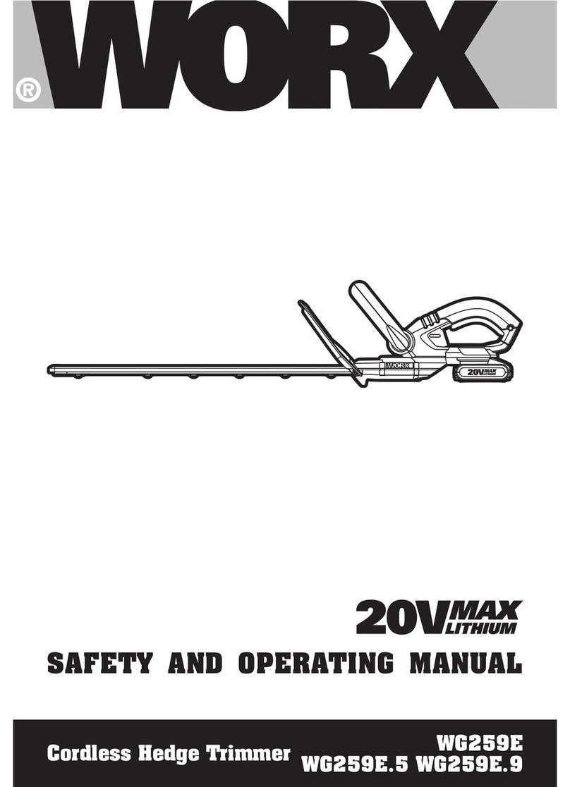 Worx WG259E Installation manual