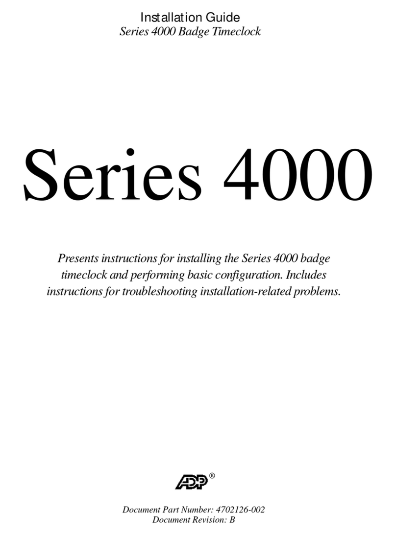Adp Series 4000 installation guide