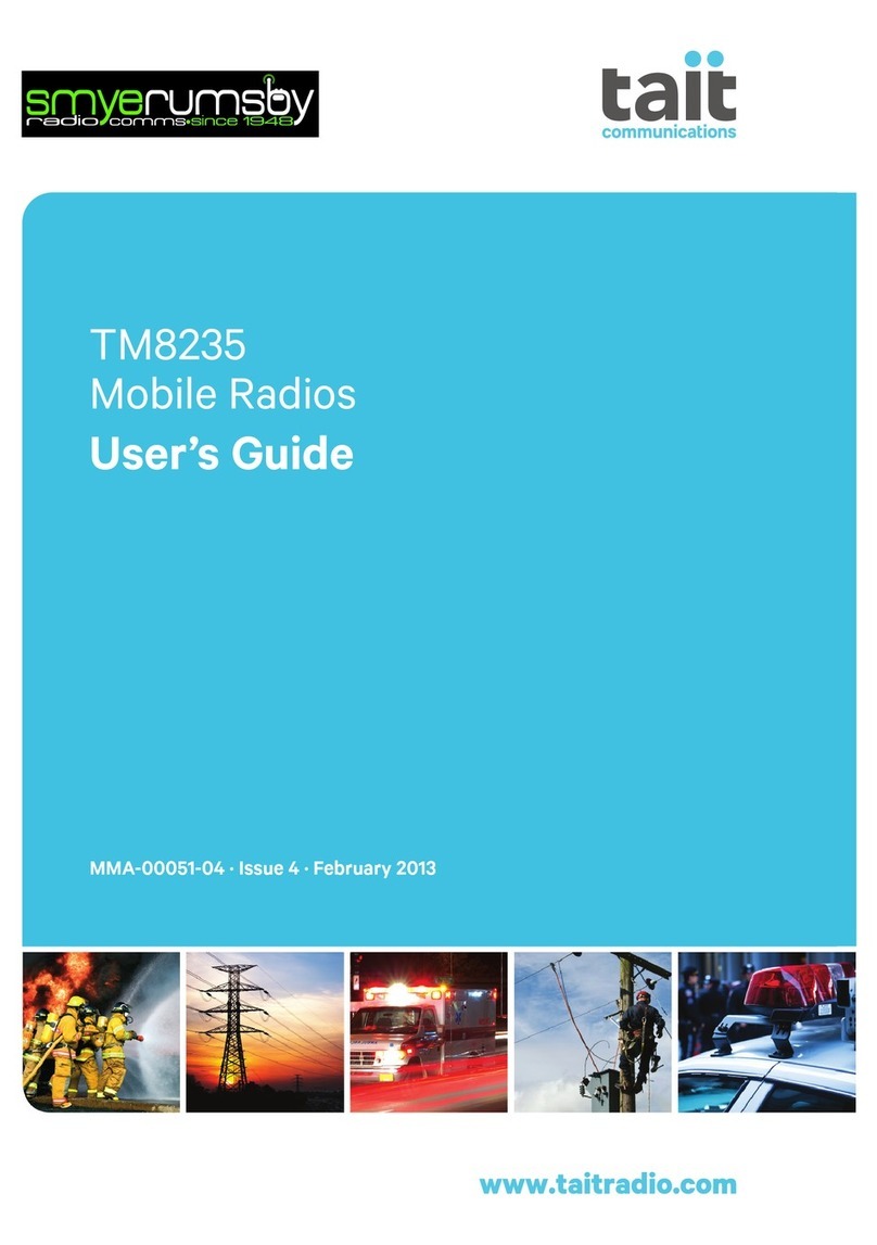 Tait TM8235 User manual Tait TM8235 User manual
