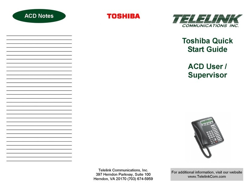 Telelink ACD User /Supervisor quick start guide
