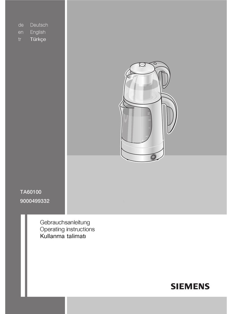 Siemens TA60100 User manual Siemens TA60100 User manual