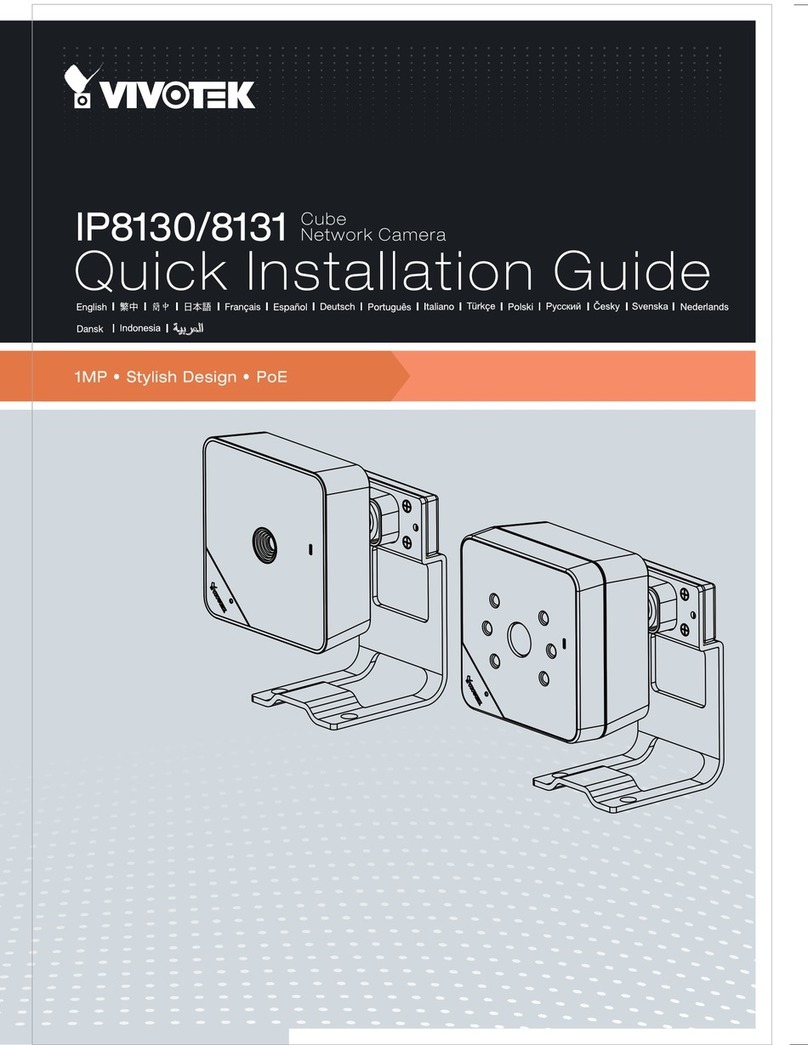 Vivotek IP8131 User manual Vivotek IP8131 User manual