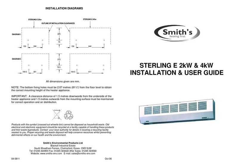 Smith’s Environmental Products STERLING E 2kW Installation & user guide