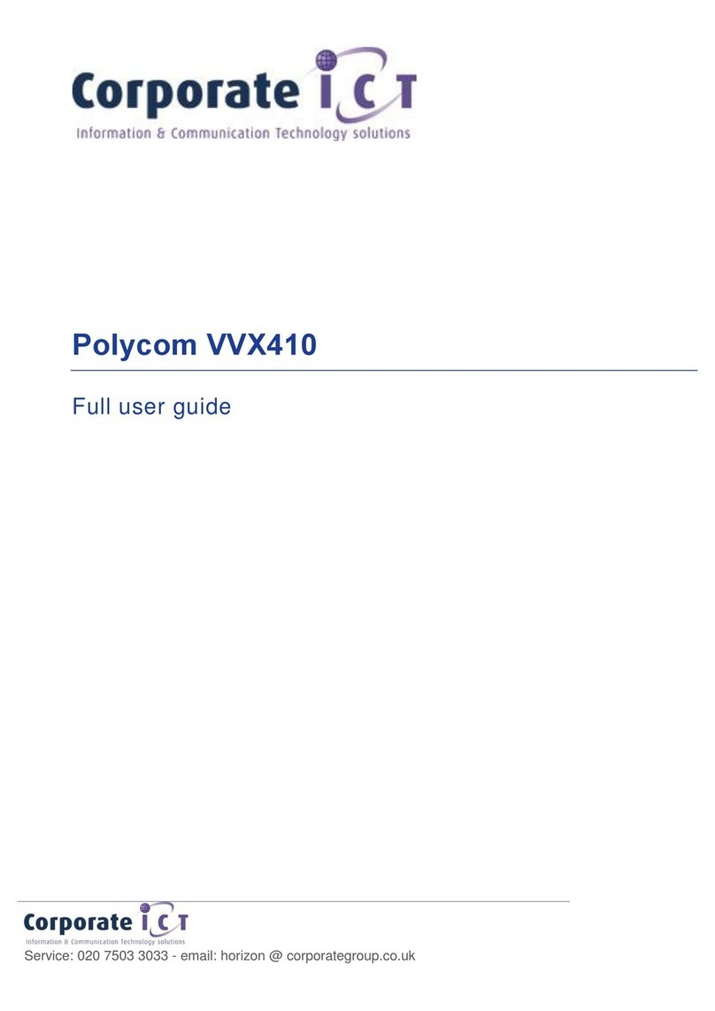 Polycom VVX410 User manual