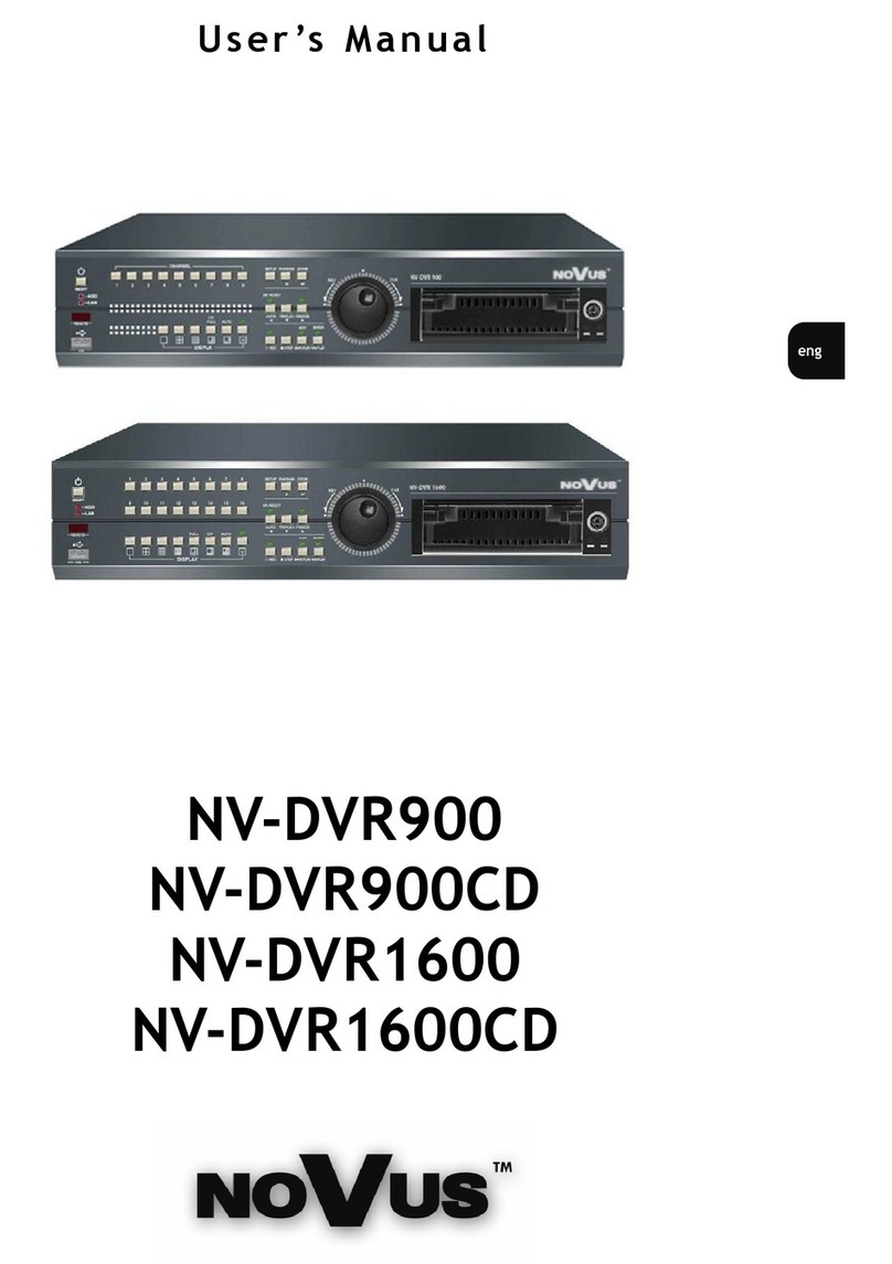 Novus NV-DVR900 user manual