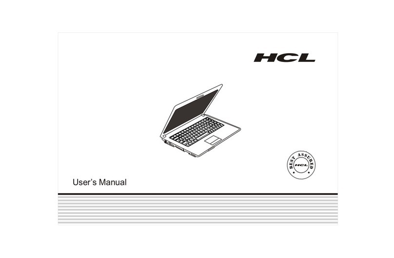 HCL Laptop User manual HCL Laptop User manual