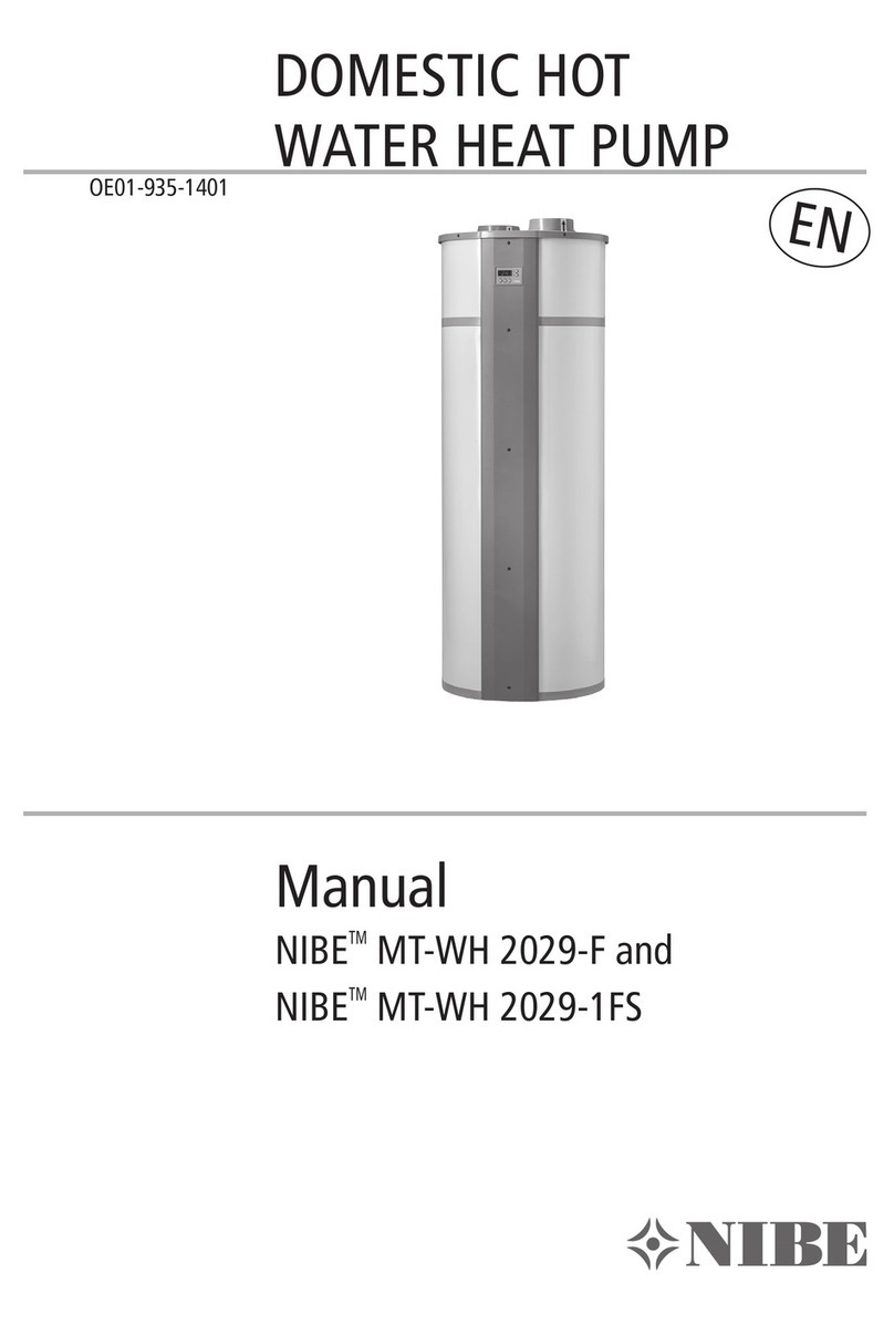 Nibe MT-WH 2029-F User manual