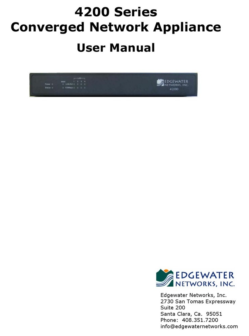 Edgewater Networks 4200 Series User manual