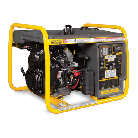 Wacker Neuson GPS 9700 Operating instructions