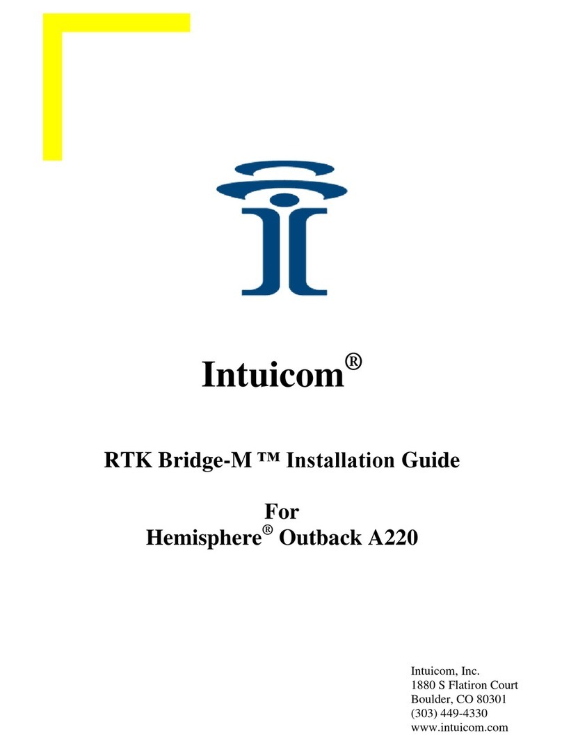 Intuicom RTK Bridge -M Hemisphere Outback A220 installation guide