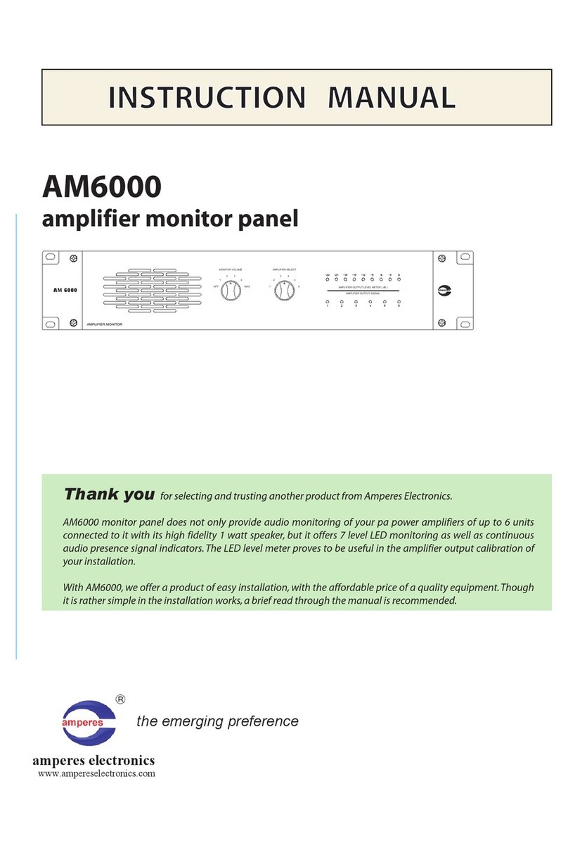 Amperes AM6000 instruction manual