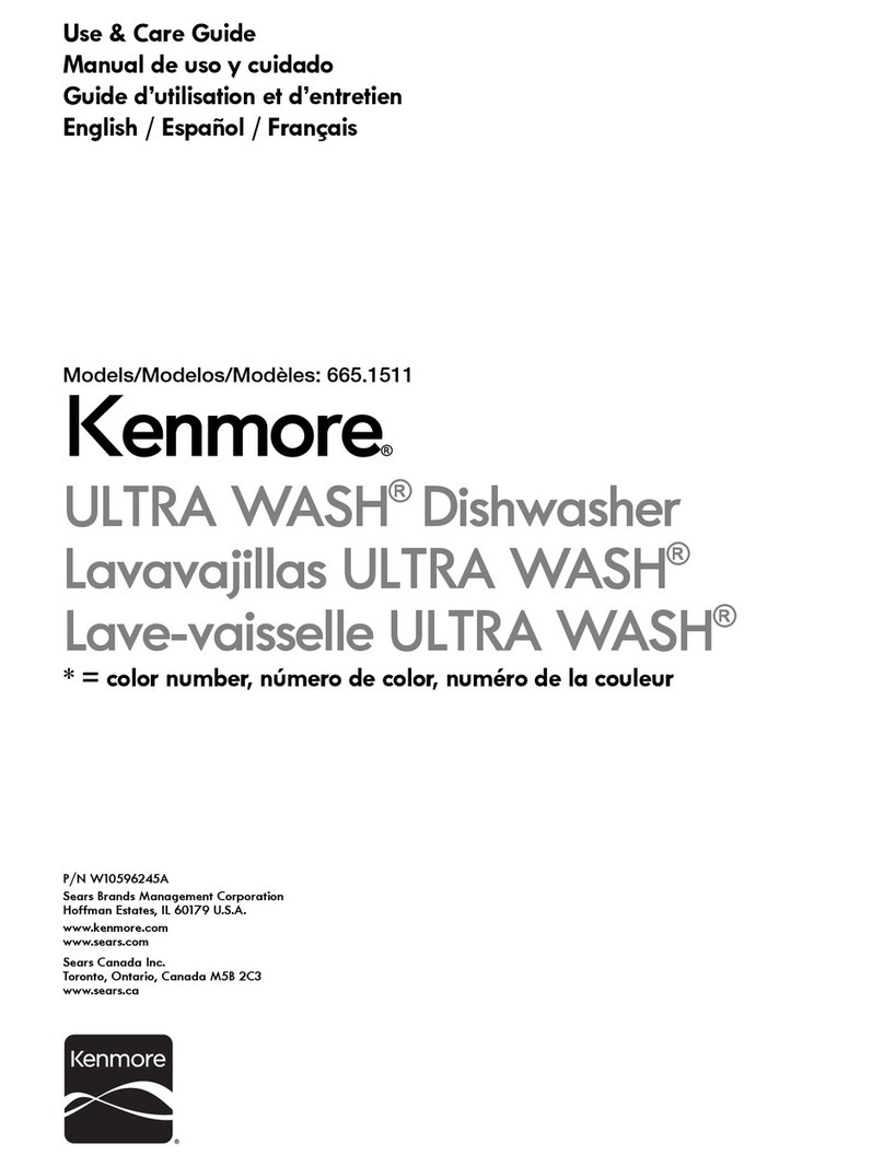 Kenmore 665.1511 User manual
