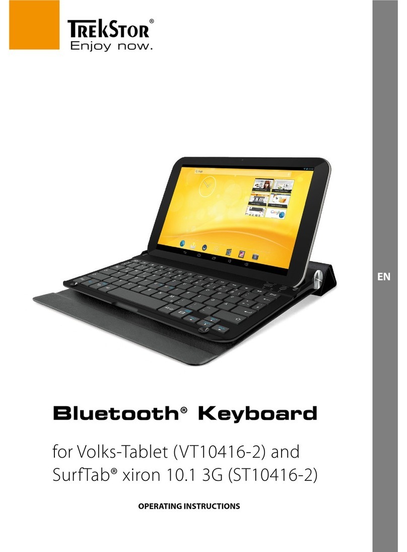 TrekStor Bluetooth Keyboard operating instructions