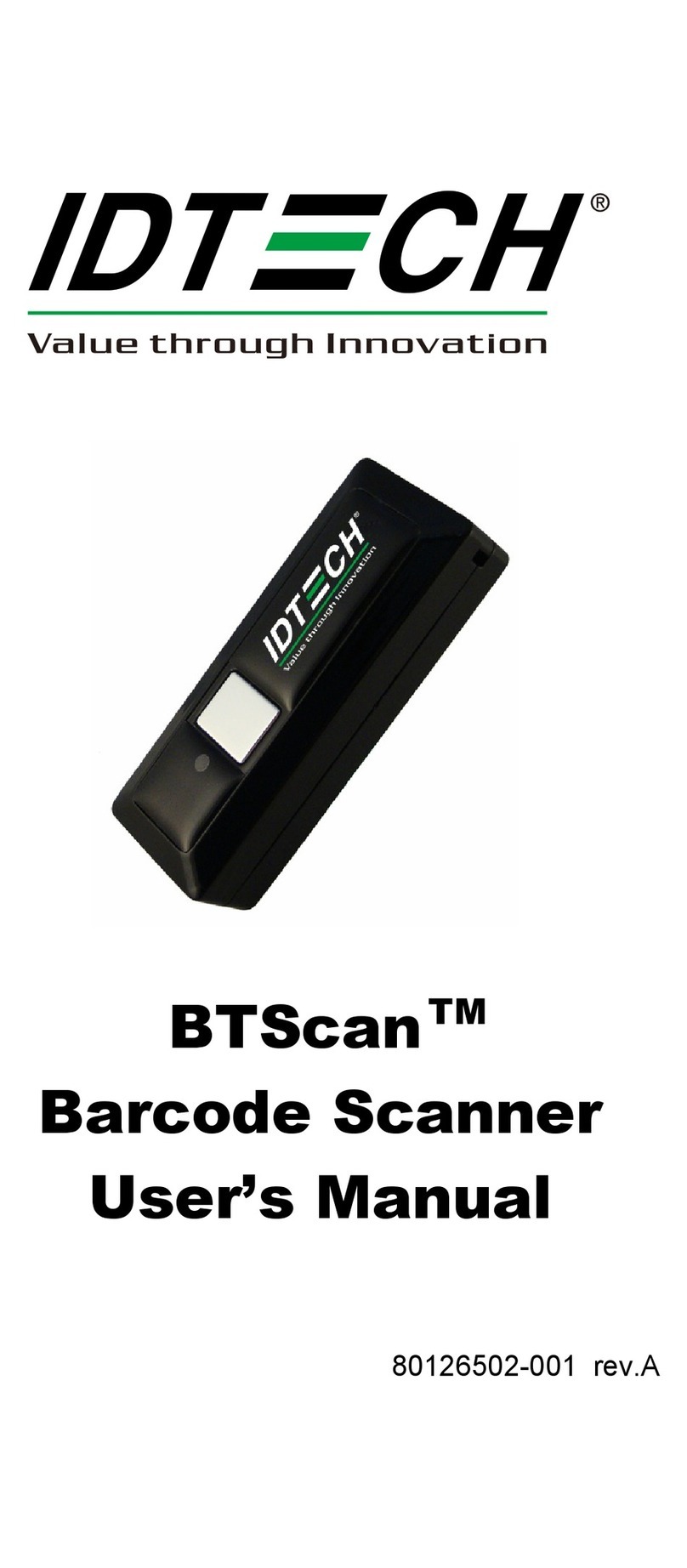 IDTECH BTScan User manual