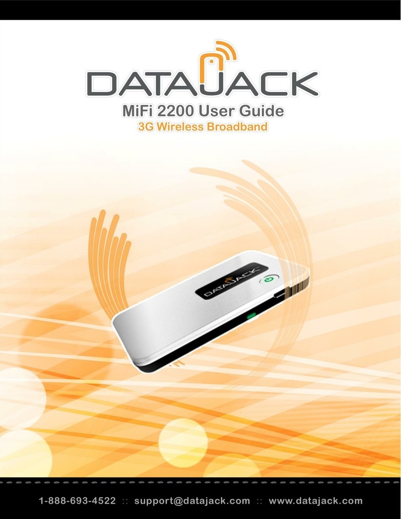 Datajack MiFi 2200 User manual