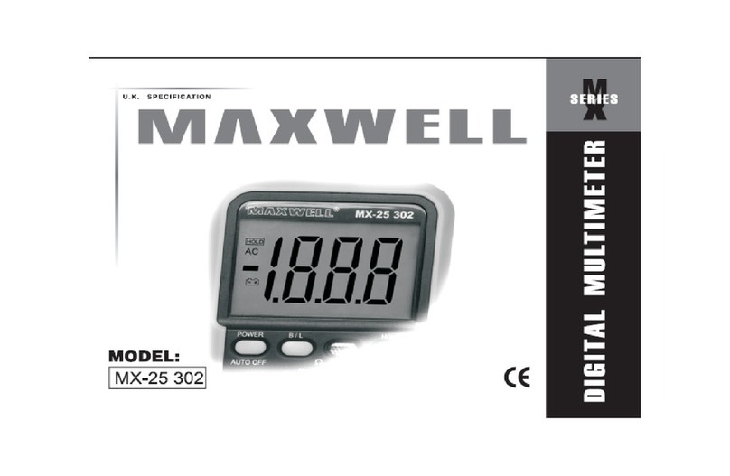 Maxwell MX-25 302 User manual