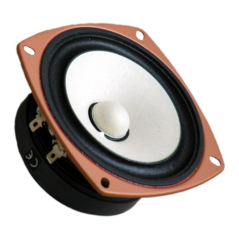 Fostex FE103-Sol owner's manual